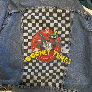 Hand painted Jean jacket